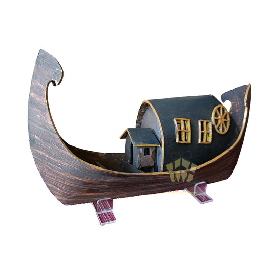 Handcrafted Boat House Tabletop Decorative Piece