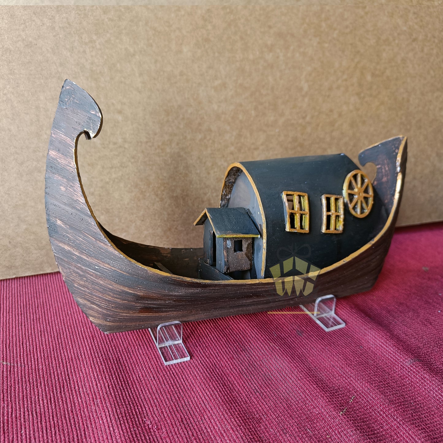 Handcrafted Boat House Tabletop Decorative Piece